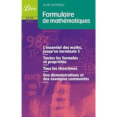 Formulaires de math�matiques