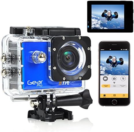 Gear Pro 4K 60fps Ultra HD Waterproof Sports Action Camera 1080P 16MP WiFi With Full Color 2.0'' LCD Display Panel