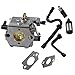 AISEN Pack of New Carburetor with Gaskets Fuel Oil Line Filter For Stihl 024 026 024AV 024S MS240 MS260 Tillotson HU-136A HS-136A Walbro WT-194 WT-194-1 11211200611 / 1121 120 0611 Carb