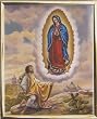 Our Lady of Guadalupe with St. Diego Framed Art, 8" x 10" - MADE IN ITALY