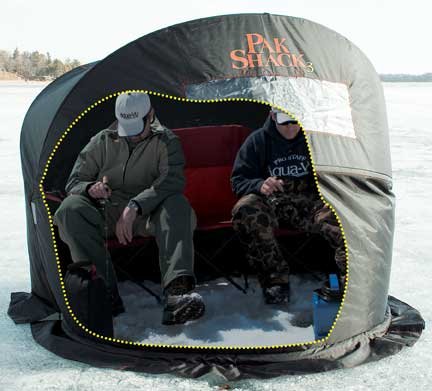 3 Person Pak Shack Portable Ice Fishing Shelter House PS-3