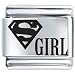 Super Girl Gift Italian Charm Super Girl Gift Italian Charm