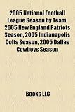 2005 National Football League Season by Team: 2005 New England Patriots Season, 2005 Indianapolis Colts Season, 2005 Dallas Cowboys Season