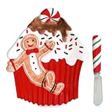 Fitz and Floyd Sweet Treats Snack Plate with Spreader