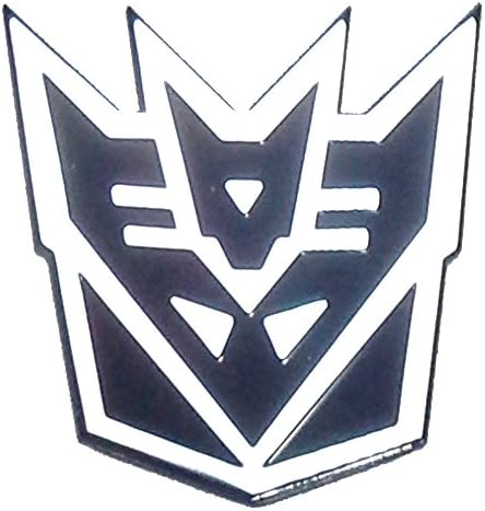 10-pack Transformers Autobots Logo 3D Car Hood Ornament / Decepticon / Decal / Reflective (Decepticon)