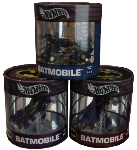 :100% Hot Wheels Batmobile Limited Edition Oil Can 1:64 Scale Collectible Die Cast Cars
