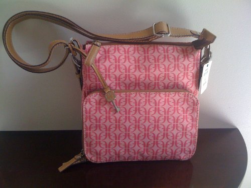 New Authentic Fossil Marley Camera Bag (Pink)