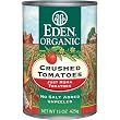 Eden Organic Canned Tomatoes, Crushed, 15-Ounce Cans (Pack of 12) Eden Organic Canned Tomatoes, Crushed, 15-Ounce Cans (Pack of 12)