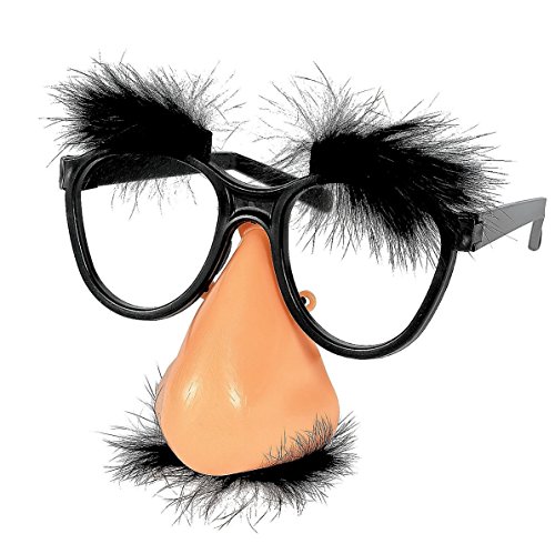 nose moustache glasses