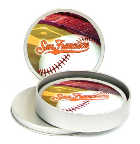 San Francisco Giants - MLB 4 Slimline Coaster Set in a Tin