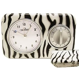 Kitchen Clock With Timer by American Clocks