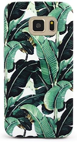 For Galaxy S7 IMD Printing Slim-Fit Ultra-Thin Anti-Scratch Shock Proof Dust Proof Anti-Finger Print TPU Case for Galaxy S7 (Banana Leaf)