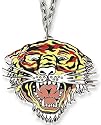 Ed Hardy Roaring Tiger Painted 24in Necklace