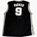 Tony Parker San Antonio Spurs Autographed Replica NBA Basketball Jersey (Black) with Finals MVP 07