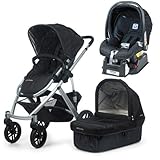 UPPAbaby VISTA Jake Travel system with peg perego Nero car seat