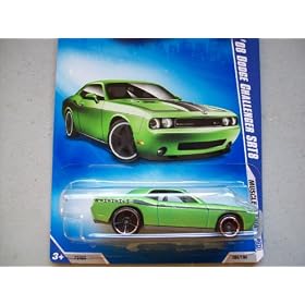 Hot Wheels 2009 Muscle Mania Green 2008 Dodge Challenger SRT8