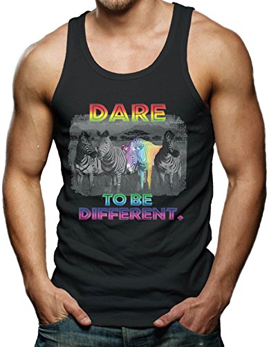 Dare To Be Different - Gay Lesbian Pride Men's Tank Top T-shirt