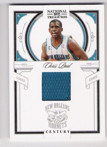 CHRIS PAUL 2009-10 Playoff National Treasures Century Materials Parallel JERSEY Card #18 of only 99 Made! Los Angeles Clippers Basketball Card