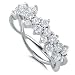 Sterling Silver Ring Cubic Zirconia CZ Fashion Right Hand Ring