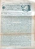 ELSASSISCHES SONNTAGS BLATT [No 41] du 20/10/1929 - DIE FEINDE JESU - WEISSE BLUMEN - VON MARIA FELIX.
