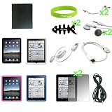 Crazyondigital 17 Items Accessory Bundle Kit for New Apple iPad 3G tablet Wifi model 16GB,... by Crazyondigital