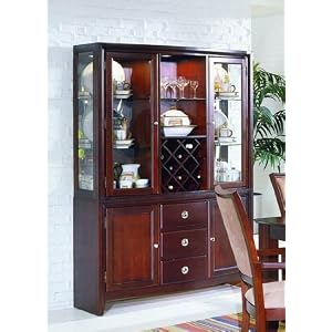 Capria Collection Hardwood China Cabinet  Buffet Hutch by 