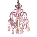 La Petite Femme 3 Bulb Mini-Chandelier - Pink Sapphire