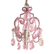 La Petite Femme 3 Bulb Mini-Chandelier - Pink Sapphire