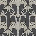 Hula Wallpaper by Barbara Hulanicki - Black