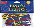 Patch Products Toys 36" Long Extra Laces, Assorted Colors, 24-Piece