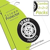 Spare Products (6 Pack) of LG G-Slate Screen Protectors (2 CLEAR & 2 ANTI-G ....