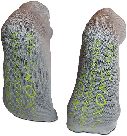 SNOX Non-Slip Non-Skid Socks, Value-Pack 3-Pair