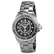 Chanel J12 Titanium Dial Ceramic Ladies Watch H3242 by Chanel
