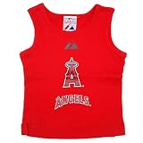 Los Angeles Angels of Anaheim Newborn Logo Tank Top by Majestic Athletic