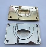 IRONMONGERY WORLDﾂｮ FURNITURE CABINET CUPBOARD DOOR RECESSED MILITARY FLUSH INSET RING PULL HANDLES 