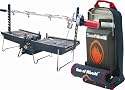Mr. Flame Son of Hibachi Grill/Griddle Combo with Snuff-Out Pouch and Rotisserie