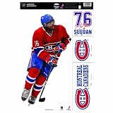 NHL Montreal Canadiens PK Subban 11-by-17 Ultra Decal Set of 5