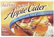 Alpine Spiced Cider, Sugar-Free Apple Flavor Drink Mix, .14 oz pouch, 10 count boxes (Pack of 12)