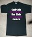 GOOD GIRLS GO TO HEAVEN BAD GIRLS GO TO RAVENS GAMES NAUGHTY DEVILISH LADY T SHIRT jersey