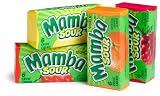 Mamba Sour Fruit Chews, 0.88-Ounce Packages (Pack of 96)