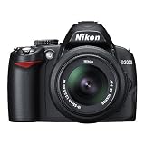 Nikon D3000 10.2MP Digital SLR Camera with 18-55mm f/3.5-5.6G AF-S DX VR Nikkor Zoom Lens ~ Nikon