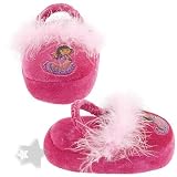 Dora the Explorer Dark Pink Senorita Slippers for Toddlers and Girls