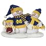 Michigan Wolverines Table Top Snow Family