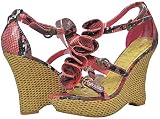 Bamboo Shimmer-51 Red Women Sandal