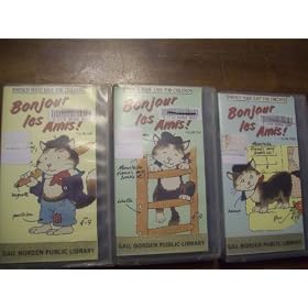 Bonjour Les Amis - French Made Easy for Children, Vols. 1-3 [VHS]