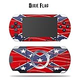 Protective Vinyl Skin Decal for SONY PSP - Dixie Flag
