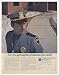 1969 William J Burns Detective Agency Security Guard Print Ad