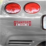 Stanford Cardinal Mom Car Decal