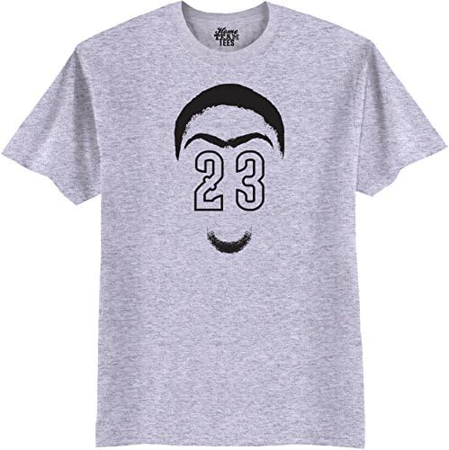 NBA The Brow 23 Anthony Davis Face Outline Men's T-Shirt Grey L