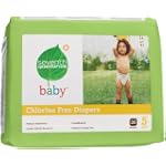 Seventh Generation Chlorine Free Diapers, Stage 5 27+ lbs. 104 per case 1 case